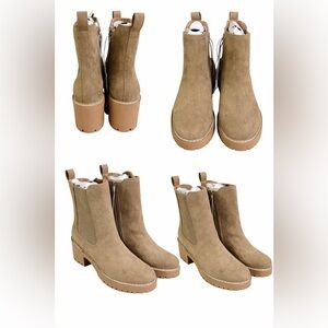 Women's Tan Suede Ankle Boots